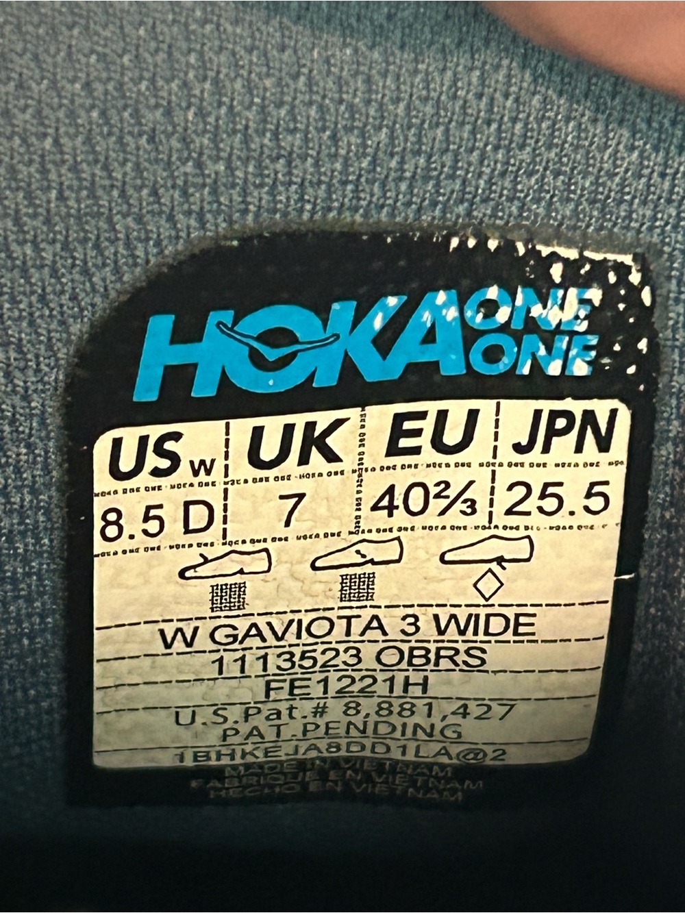 Hoka One One Gaviota 3
Wide Women's Running Shoes - Picture 8 of 8
